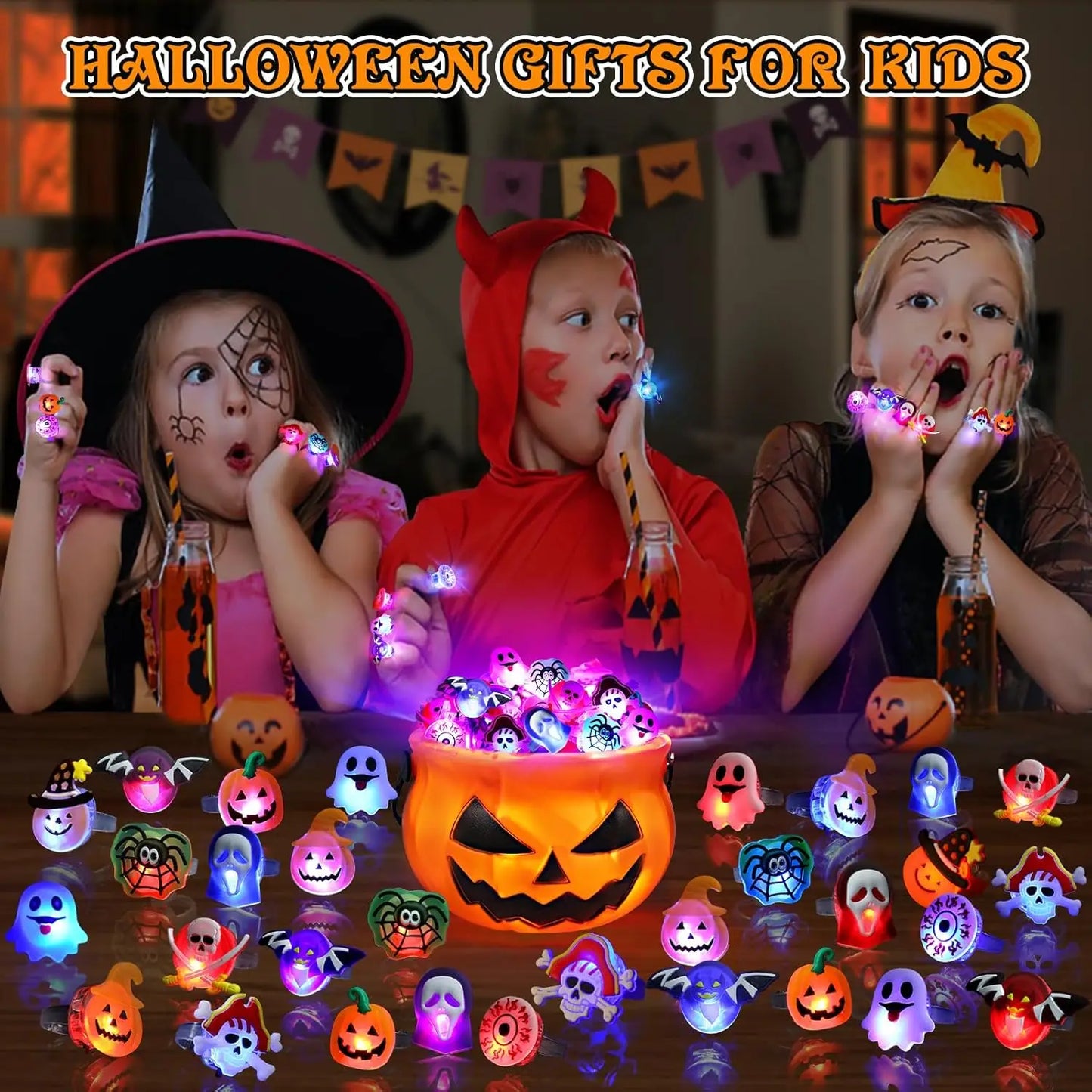 Glow-In-The-Dark Halloween Rings™