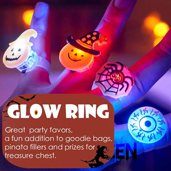 Glow-In-The-Dark Halloween Rings™